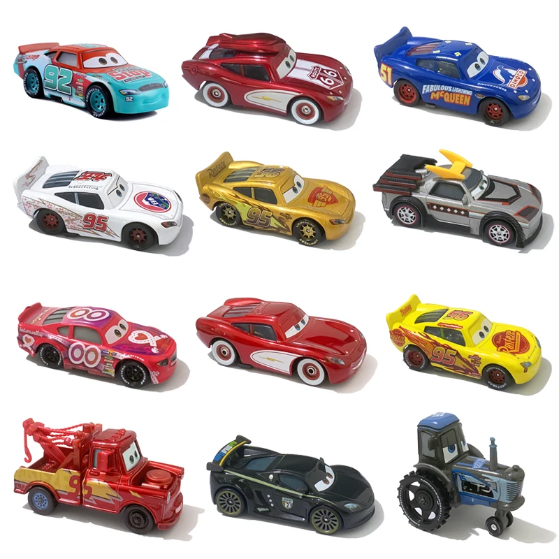 Pixar Disney Cars Kinderspielzeug Anime Figur Racing Lightning McQueen Mater 1:55 Diecast Cartoon Legierung Fahrzeug Kinder Geburtstagsgeschenk