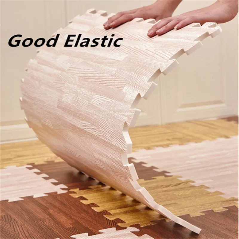 16 Chiếc 30X30Cm Thảm Chơi Xếp Hình Thảm Cho Bé Chơi Game Thảm Hạt Gỗ Trò Chơi Thảm Chơi Cho Bé thảm Cho Tầng Trẻ Em Thảm Ghép Hình Thảm