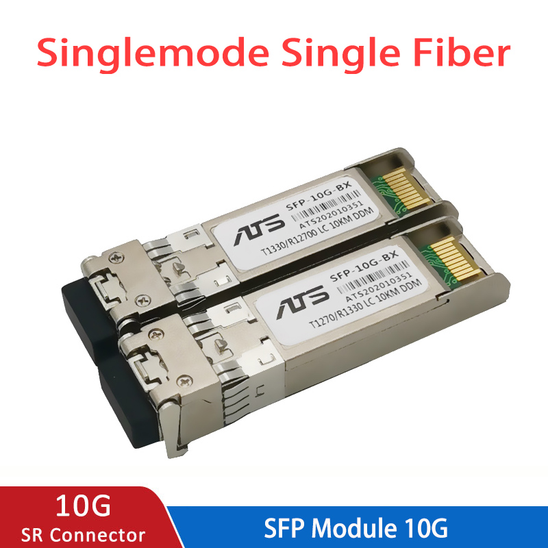 10G SFP-Modul BIDI 10GBASE Glasfaser-SFP-Transceiver-Modul SM LC Optikmodul Kompatibel mit mehreren Schaltern
