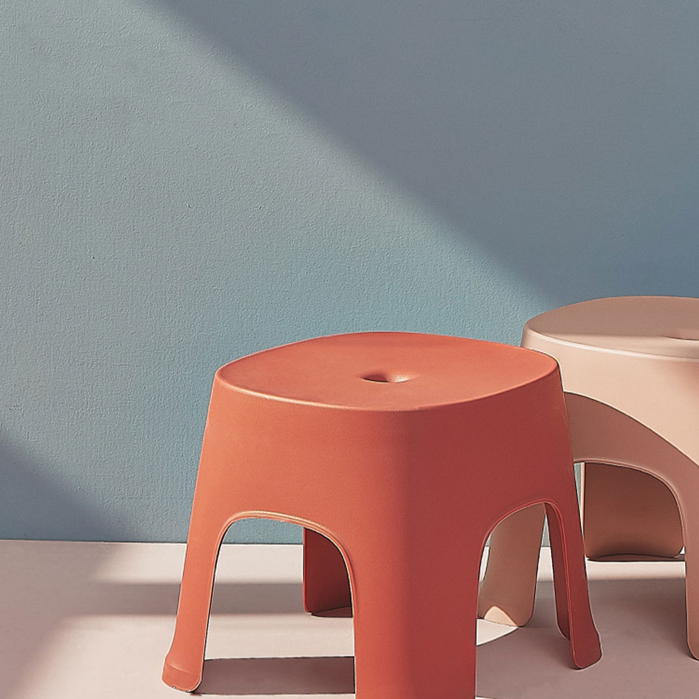 Roter Hocker, kleine Stufenklappstühle, Mehrzweck-Badezimmer für Kinder, rutschfest, Wohnmobil