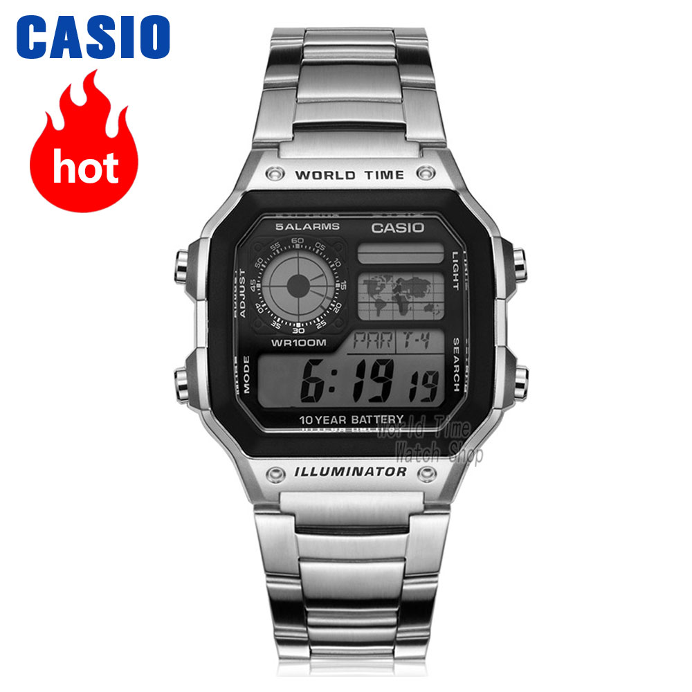 Zegarek Casio Zegarek Explosion męski zestaw markowy luksusowy wojskowy cyfrowy zegarek LED sportowy Wodoodporny męski zegarek kwarcowy relogio masculino