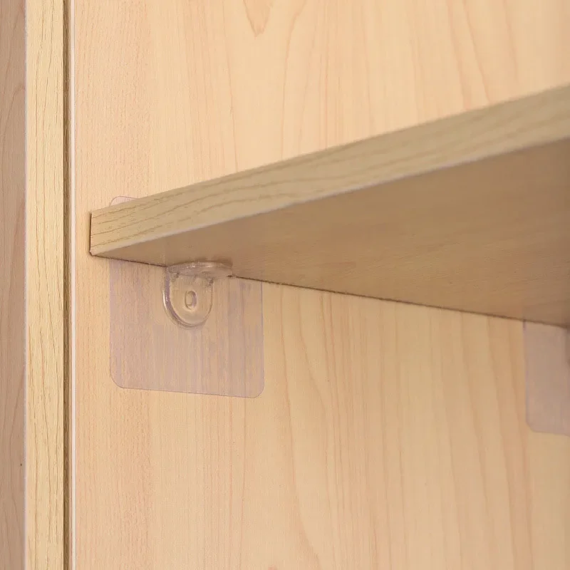 Regalhalterung, selbstklebender Nagel, selbstklebender Kleiderschrank, Regalhalterung, Clip, Wandaufhängung, Trennwand, nicht stanzend, starke Halterung
