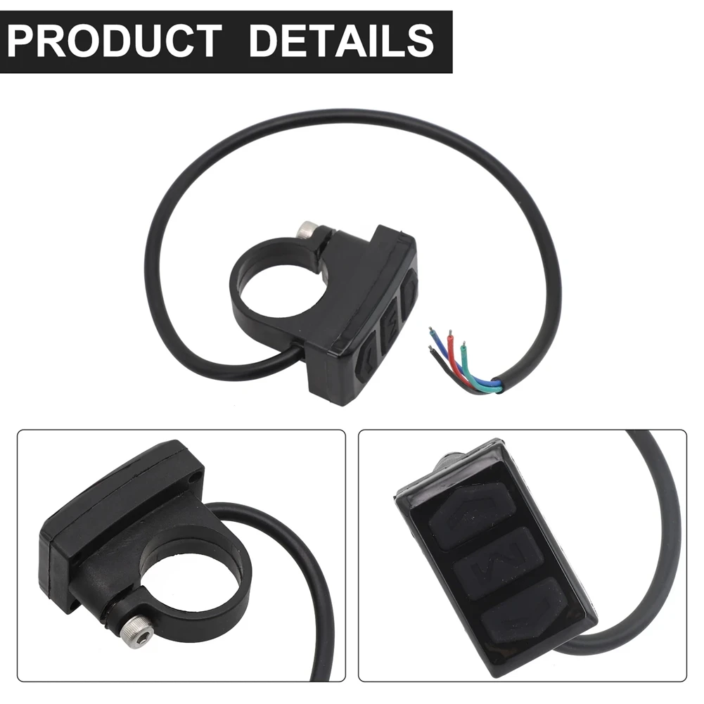 Botón de Control de interruptor de bicicleta eléctrica A71P, montaje en manillar, interruptores de medidor dividido, botón para medidor LCD, accesorios para bicicleta eléctrica