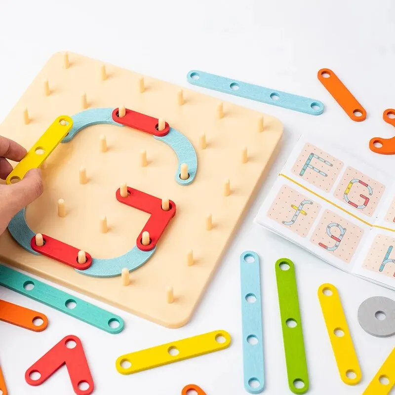 Bloques de construcción creativos Montessori de forma Variable, juguete de Educación Temprana, puzle para bebé