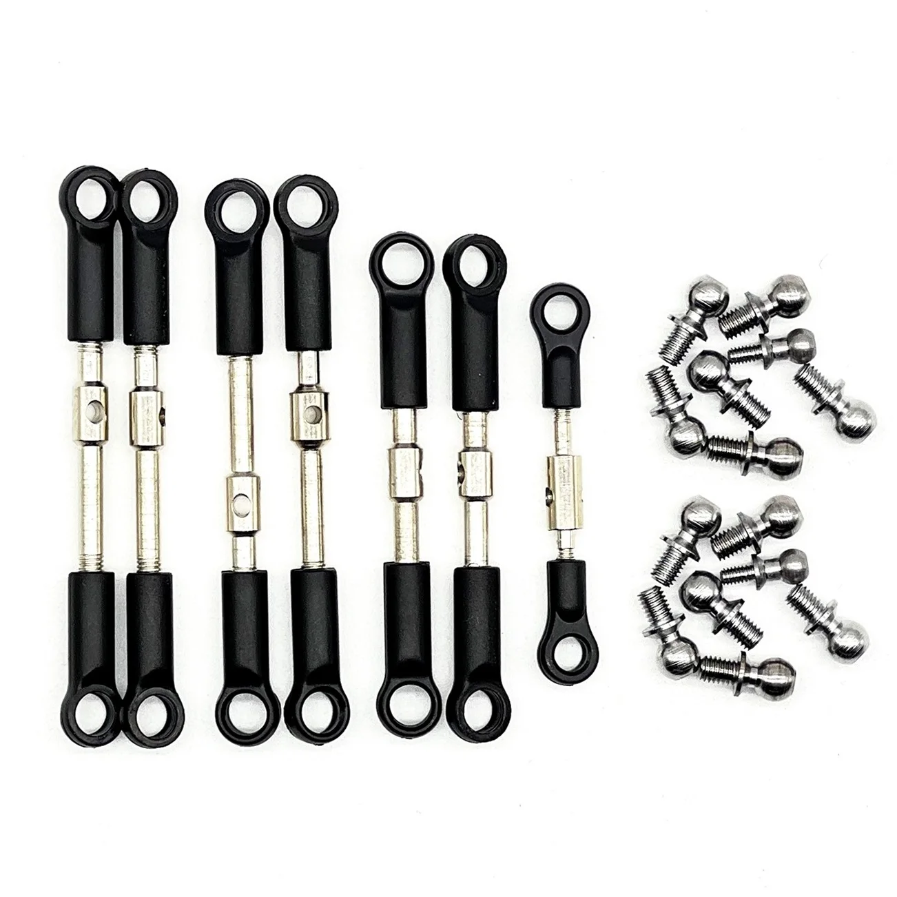 Wltoys 144001 144002 144010 124016 124017 124018 124019 7 Chiếc Phía Trước Phía Sau Áo Cột Dây Liên Kết Servo Liên Kết Bộ Cần RC xe Ô Tô Các Bộ Phận Dự Phòng