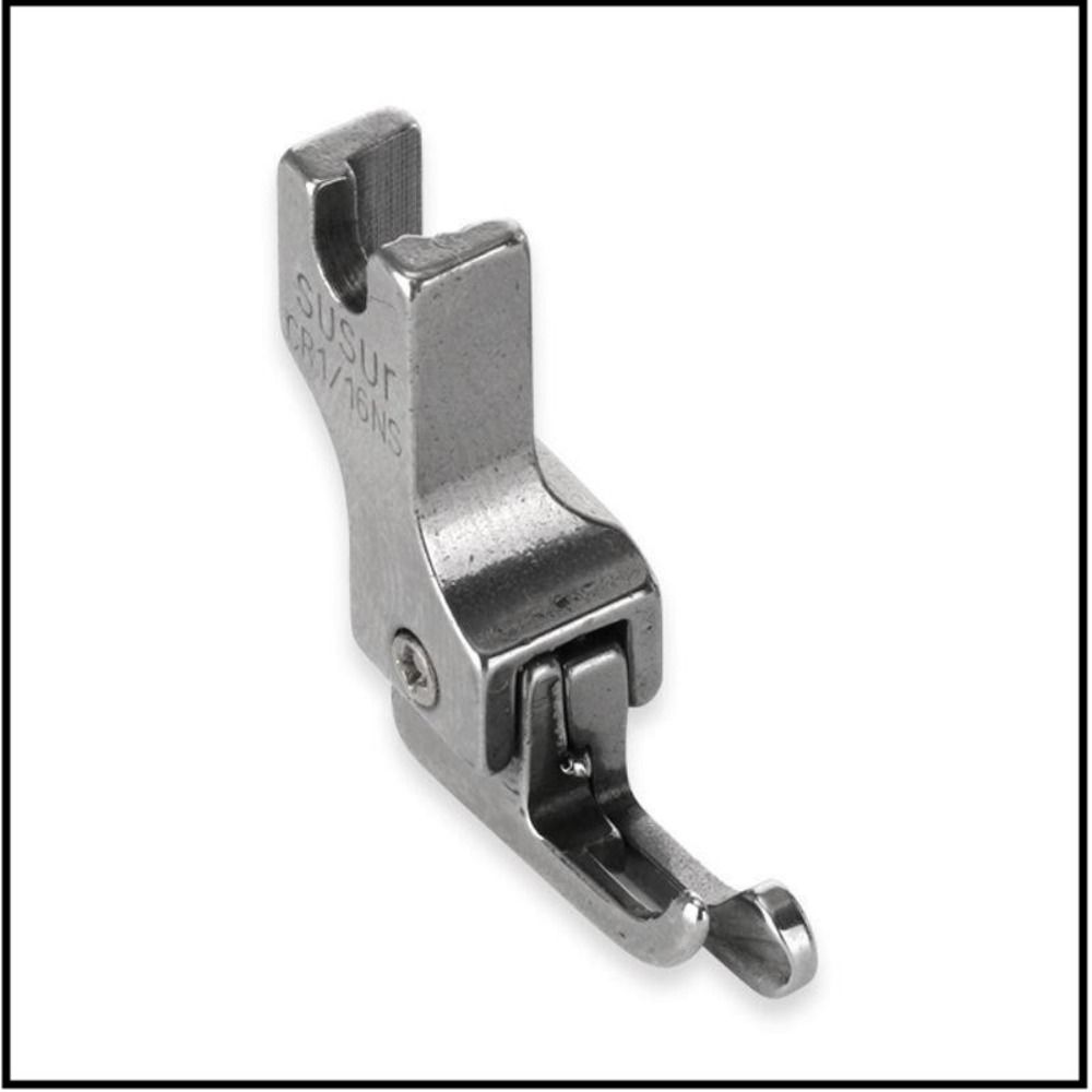 Prensatelas de guía de borde izquierdo/derecho, pies de máquina de coser de punto de bloqueo duraderos, prensatelas para tejer y materiales finos