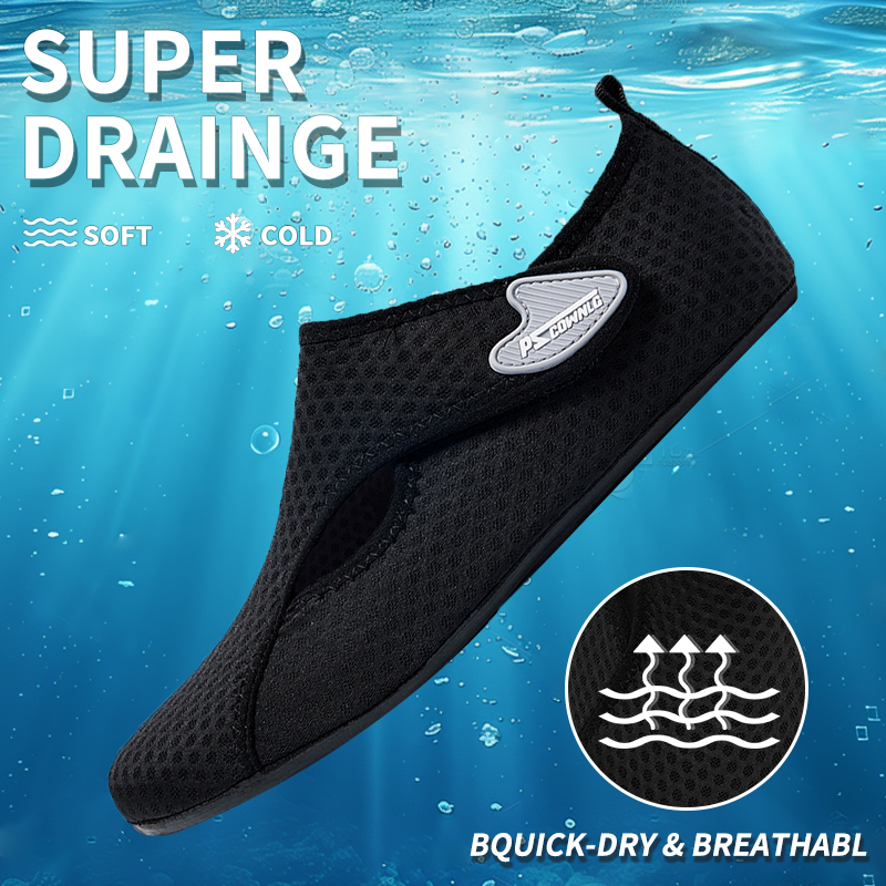 Watersportschoenen Barefoot sneldrogende Aqua Yoga sokken instapper voor heren dames