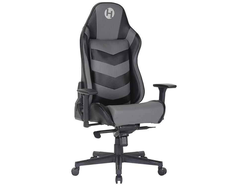 Cadeira Gamer Techni Sport Reclinável Giratória Preta e Cinza TS61