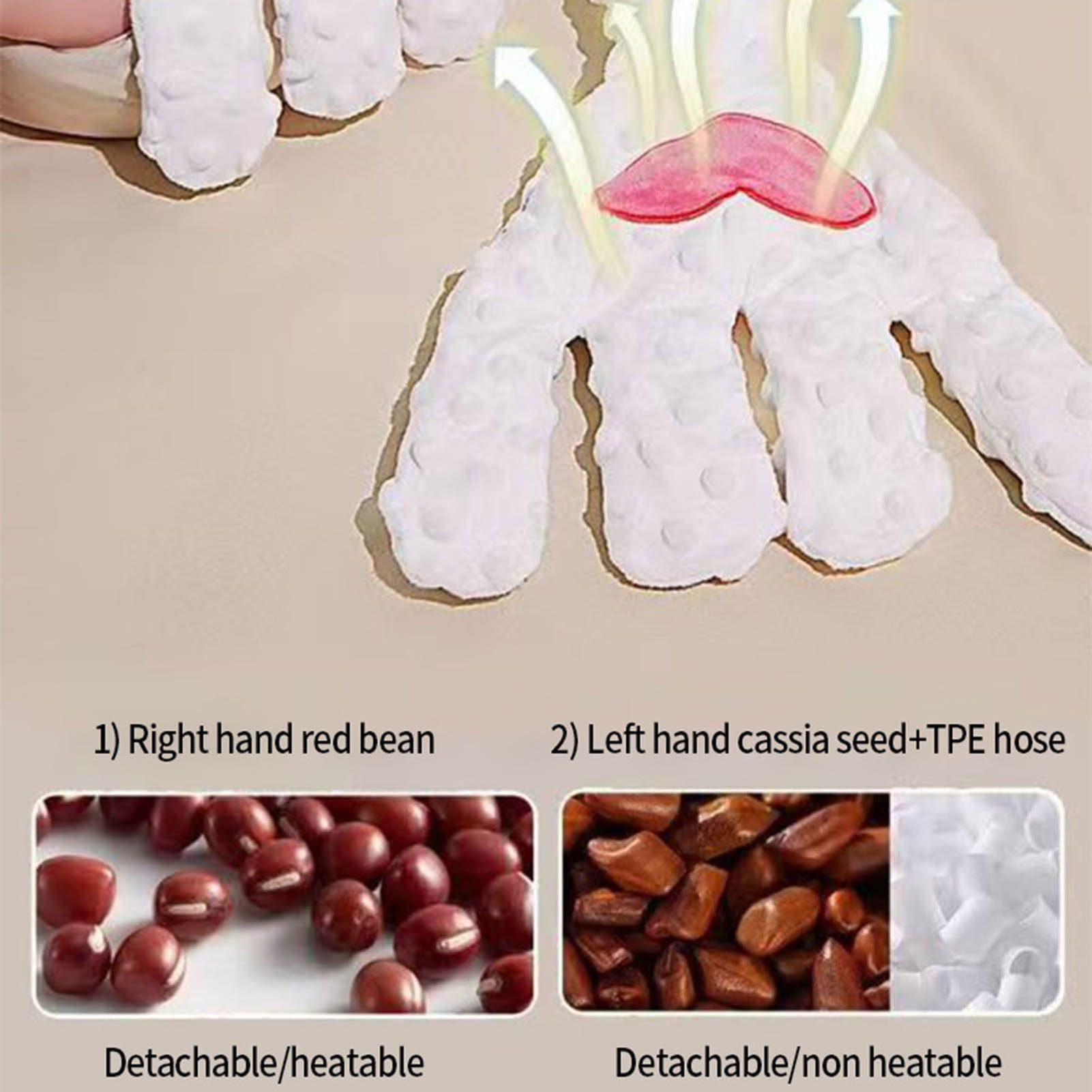 Muñeco para dormir con forma de gansos blancos para bebé, almohada de mano eléctrica ajustable de 3 velocidades con palma calmante
