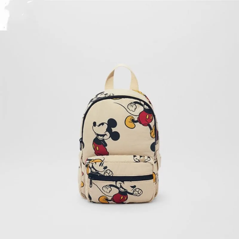 Disney Fashionable Mickey Mouse Pattern Children's School Bag Cute Mickey Print Lightweight Backpack