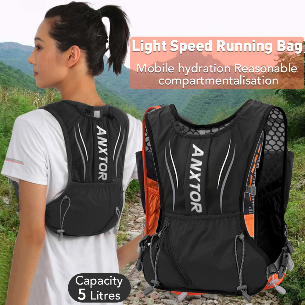 NEWBOLER-Chaleco de hidratación ultraligero para correr, adecuado para bicicleta, Maratón, senderismo, 5l