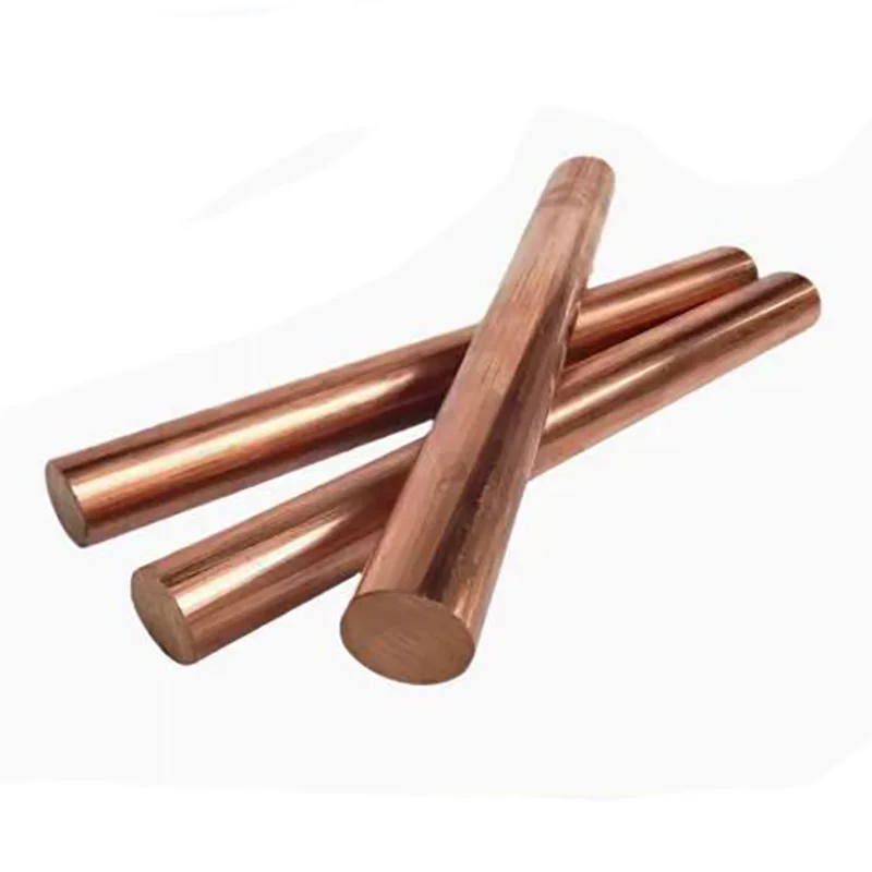 Barra redonda de cobre de 2mm, 3mm, 4mm, 5mm, 6mm, 7mm, 8mm, 10mm, 12mm, 15mm, 20mm, 22mm, 23mm, 25mm, 26mm, 28mm, 30mm, 40mm, 50mm, 60mm, 70mm, 80mm, 90mm
