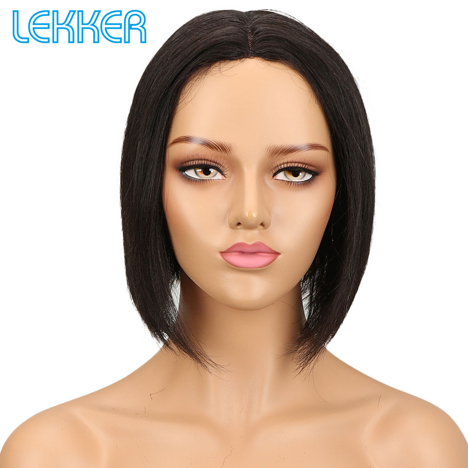 Женский парик из 100% натуральных волос, без клея