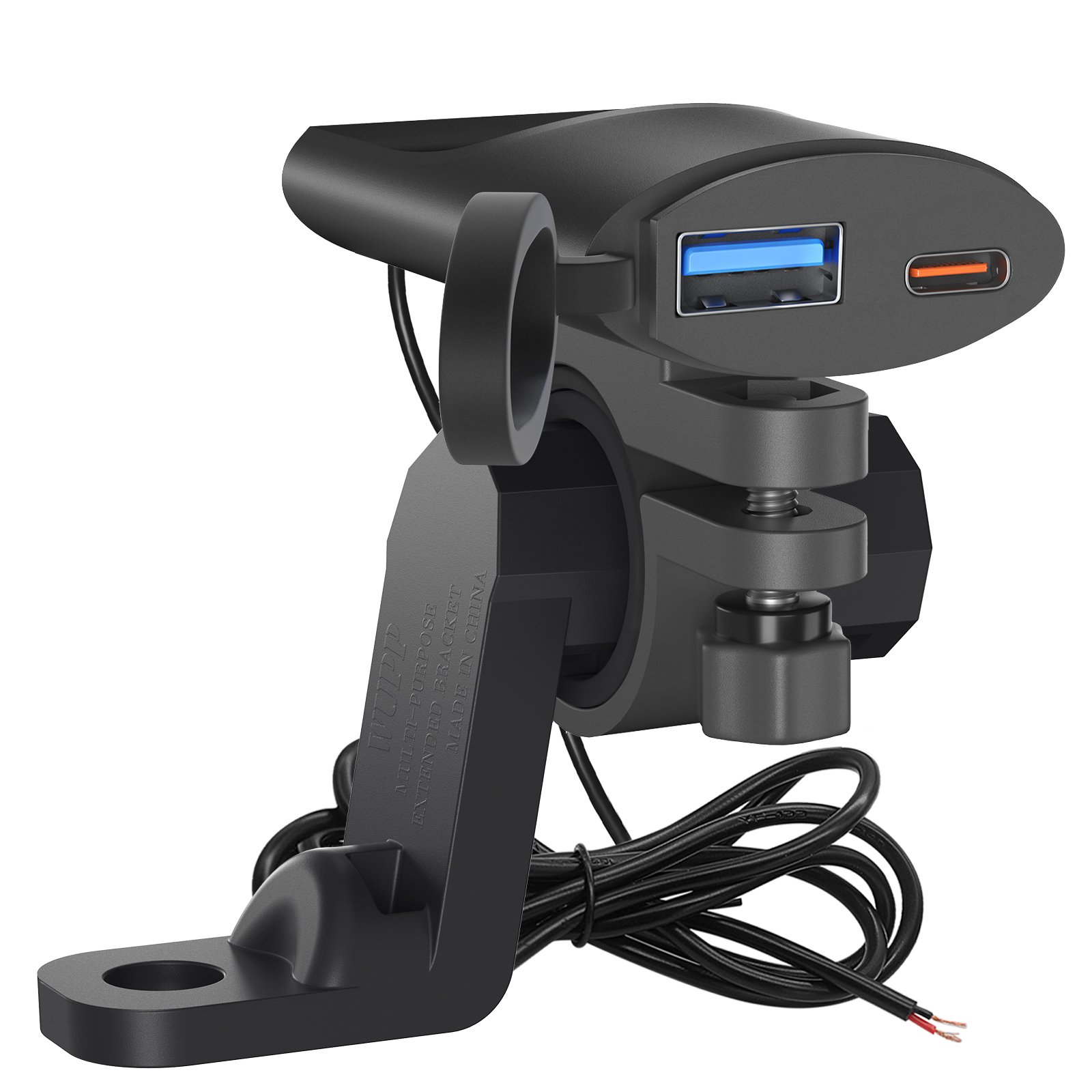 USB Fast Charger Waterproof Socket 12v Motorcycle With Type-C Call Phone Port Power Outlet Mobile Chargers Plug For Motocycle