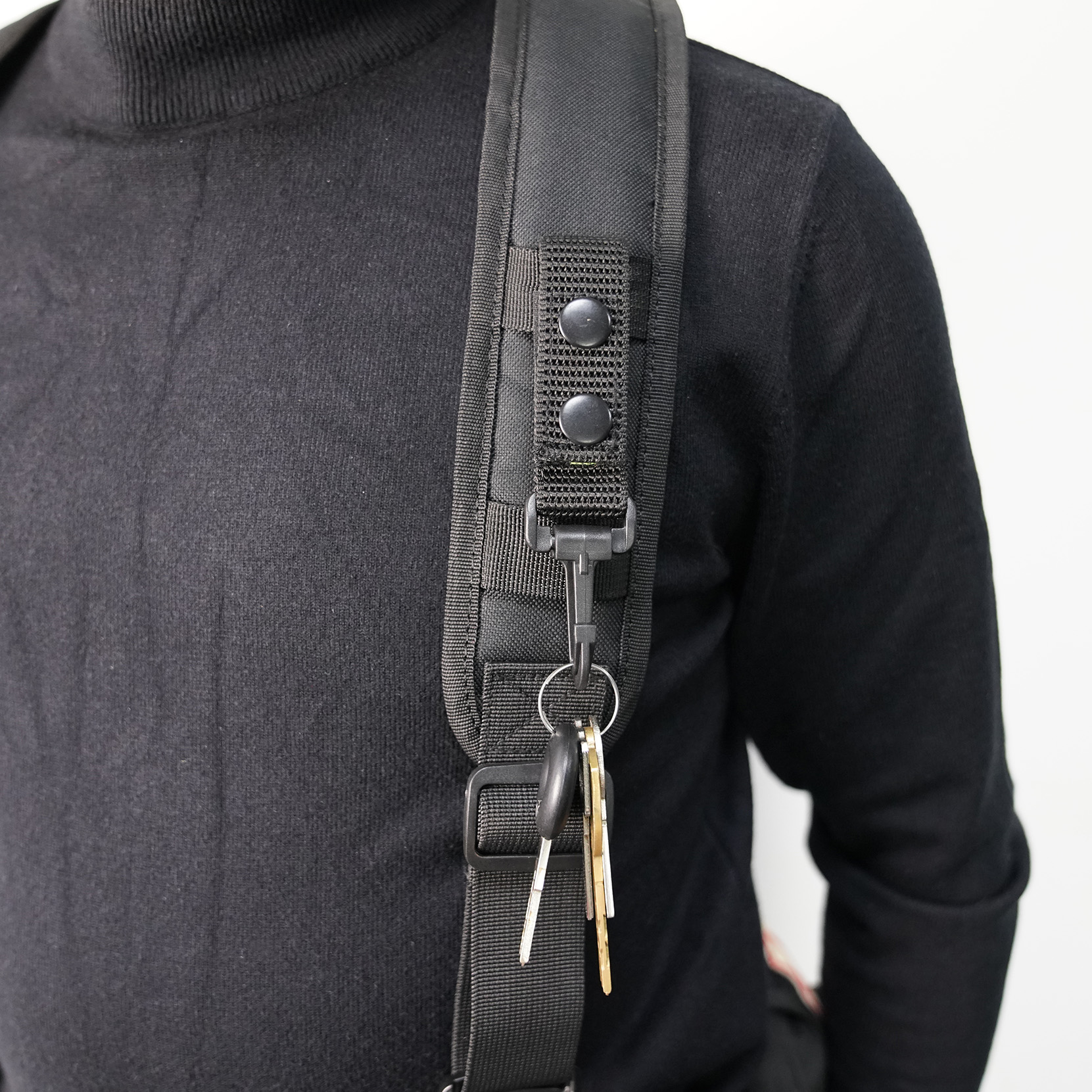KUNN Tirantes tácticos para cinturón de herramientas para hombres, arnés de cinturón de servicio duradero con accesorios Tirantes de policía para cinturón de servicio...