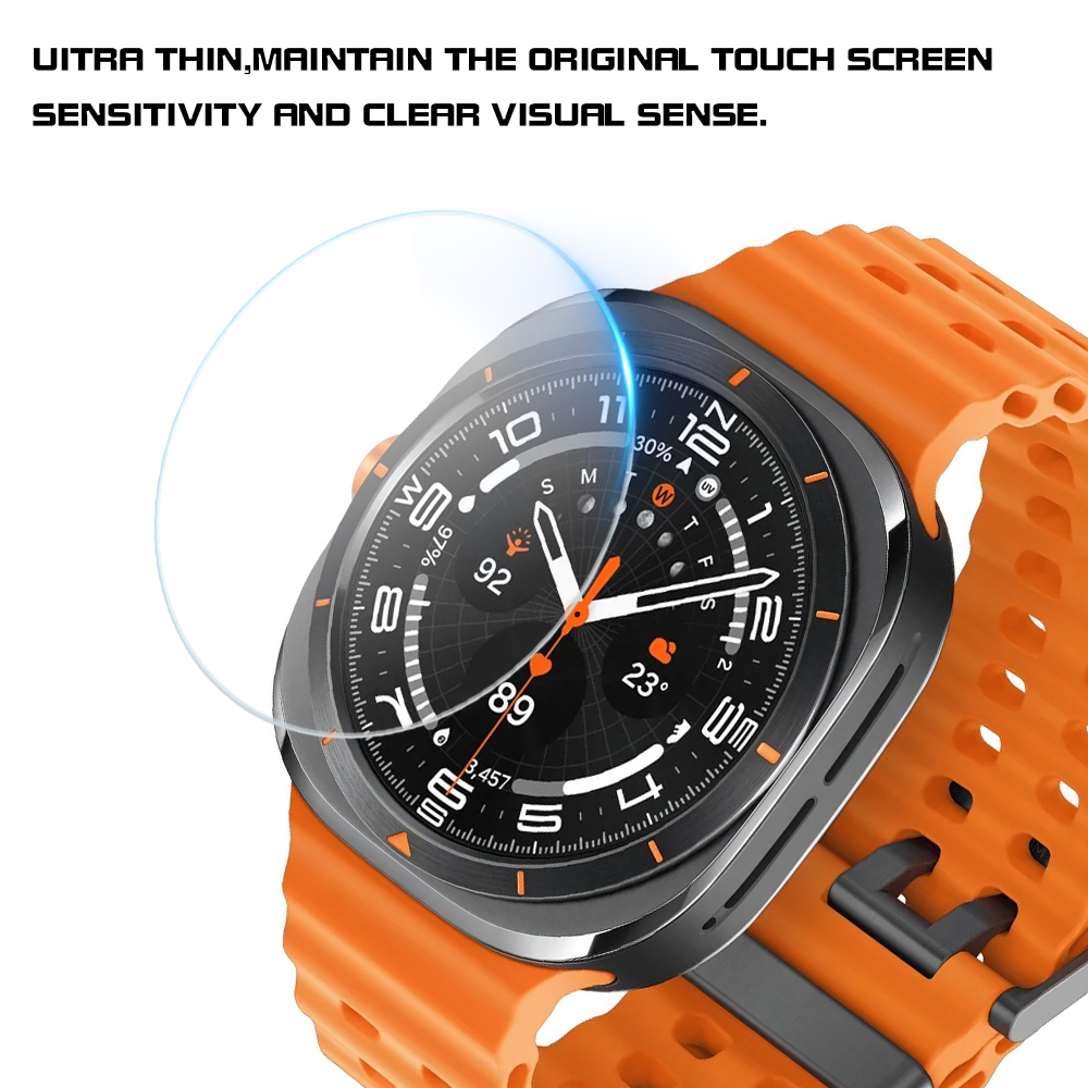 Screen Protector For Samsung Galaxy Watch Ultra 47mm Tempered Glass  Protective Film For Samsung Watch 7 40 44mm Protector Film