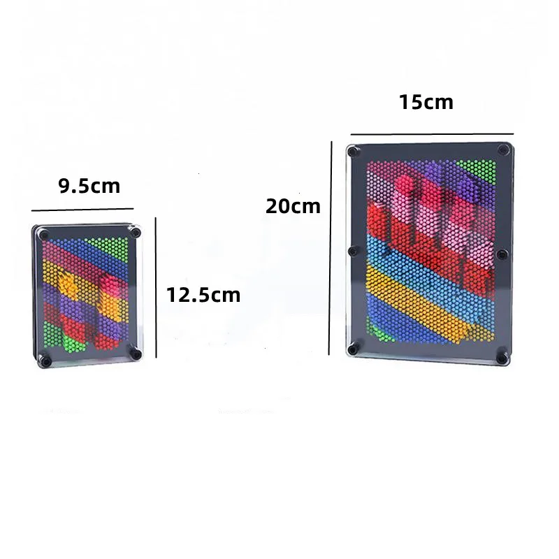 3D Clone โลหะ Antistress Art Clone Hand รูปร่างของเล่นเด็ก Pinscreen เข็ม Board ประติมากรรมภาพวาดแกะสลัก Pinart ของขวัญ