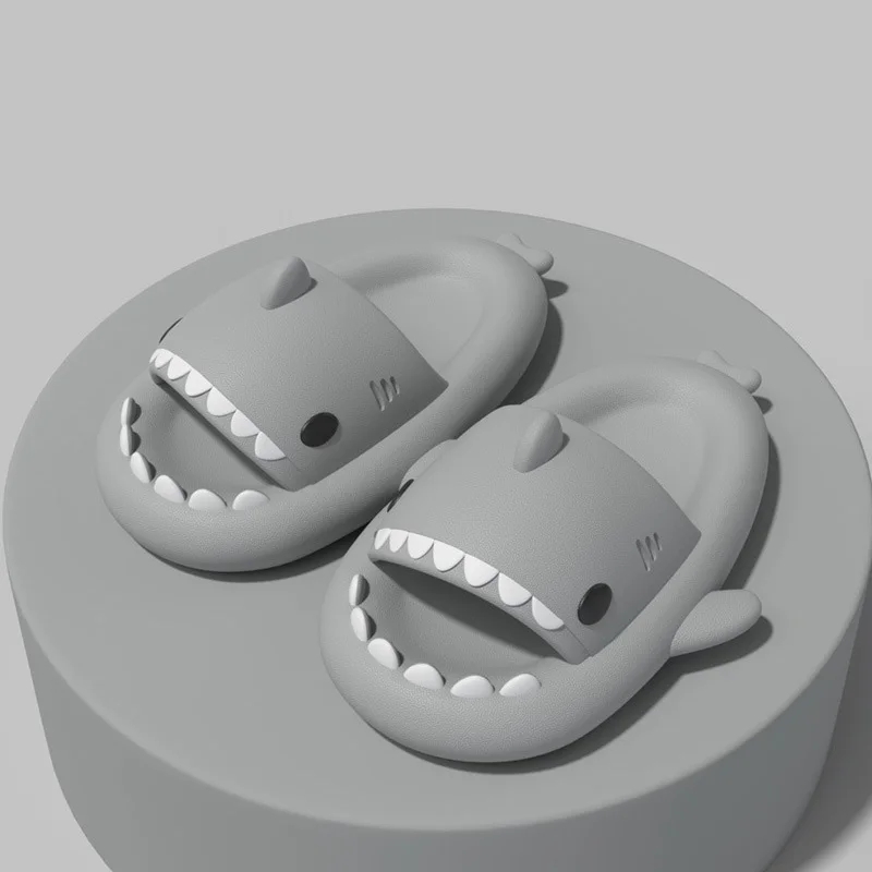 Pantofole per bambini Suola morbida Cartoon Shark Pantofola Donna Uomo Pantofole antiscivolo in EVA per interni ed esterni per scarpe per bambini Sandali