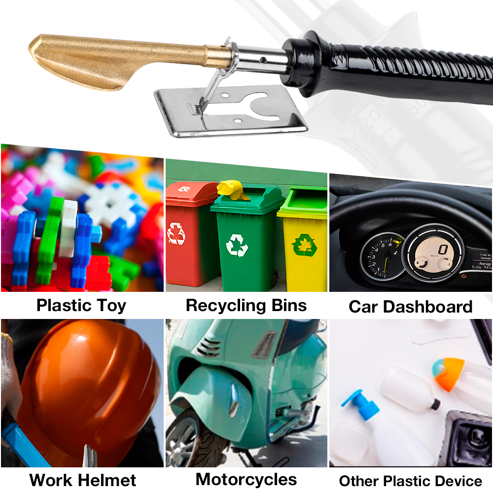 50W / 100W Home Leather Ironing Tool Crack Repair Smoothing Tool Repair Plastic Soldering Iron Car Bumper Welding Machine,Tools