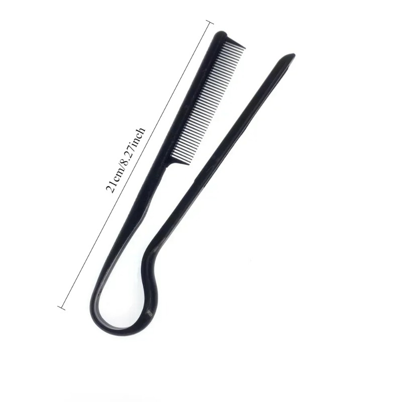 Kappers V-vormige Kam Haar Sorteren Rechte Kam Clip Styling Kam Rechttrekken Kam Haar Tools Home Distributie Kam