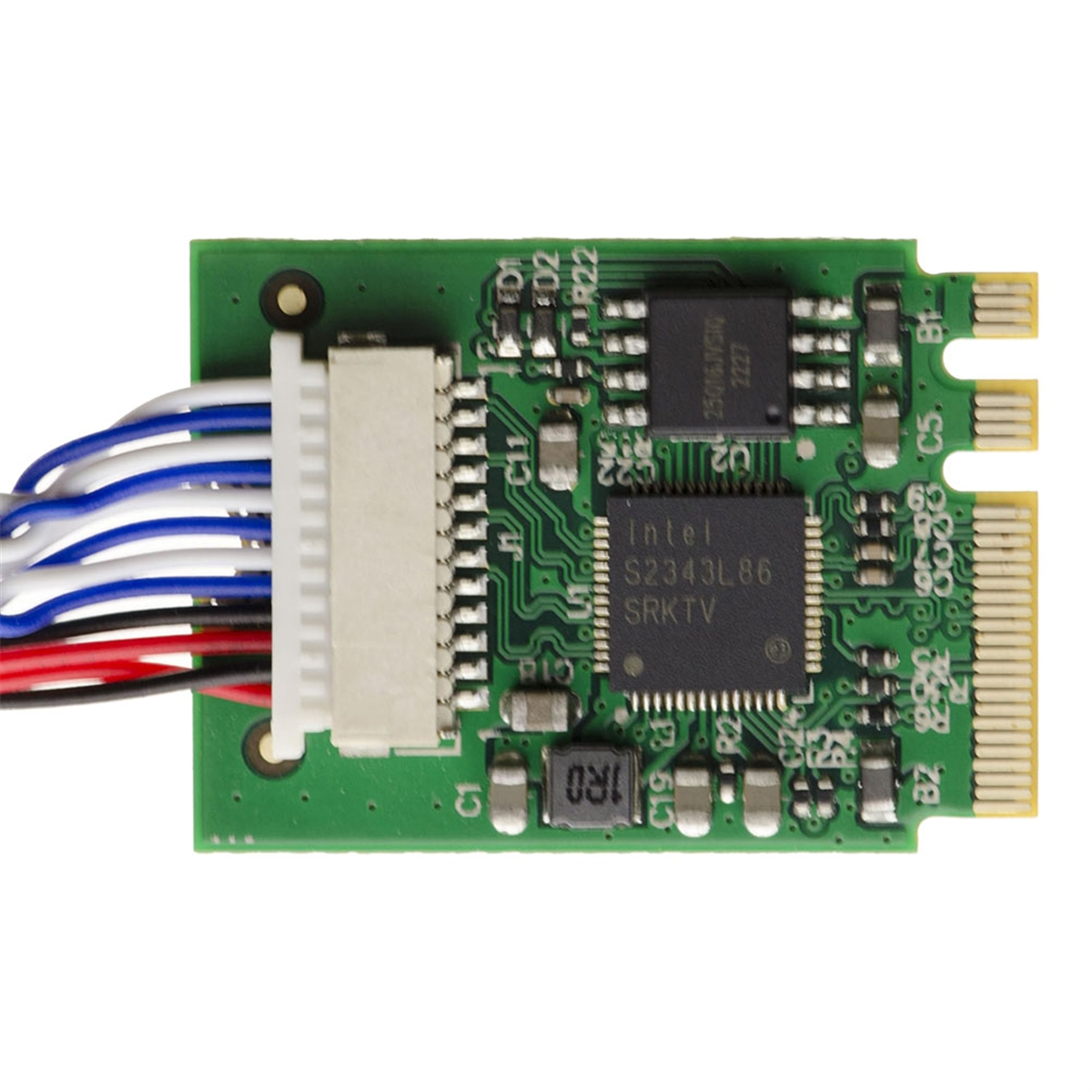 ข้อมูล BABQ M2 M.2 NGFF E คีย์ 2.5 Gigabit RJ45 LAN Ethernet 10 100 1000 1G 2.5G. พร้อมชิปเซ็ต I226 SRKTV