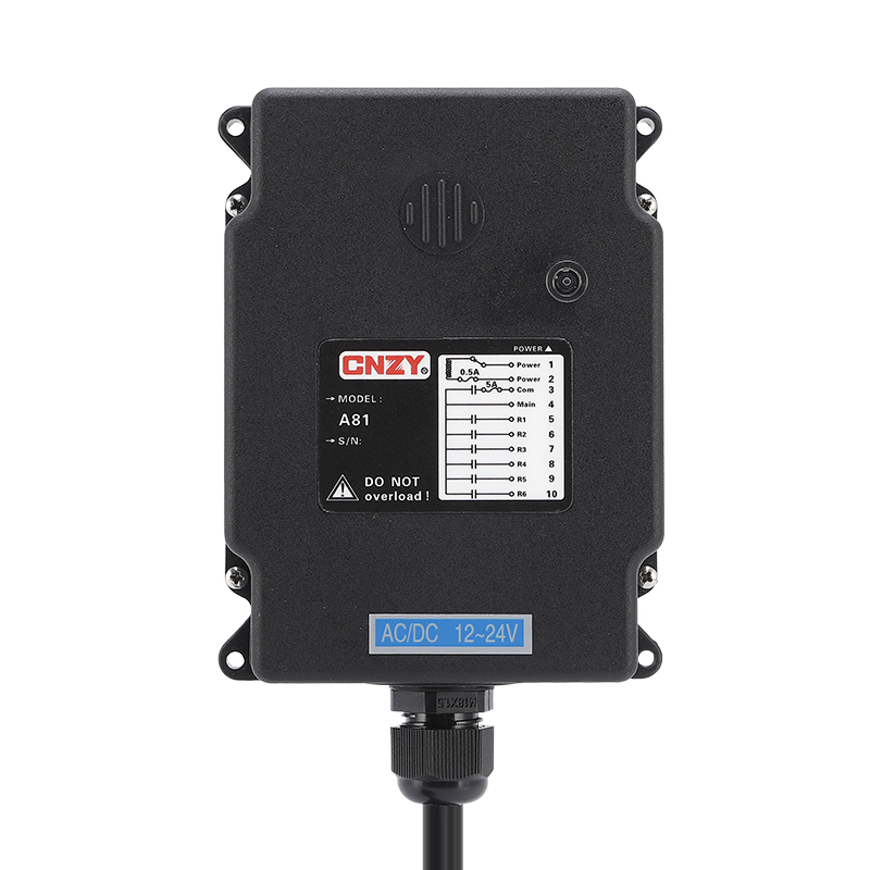 A600 6-button single speed car tailgate lifting hydraulic control lifting crane industrial radio remote control tailgate switch