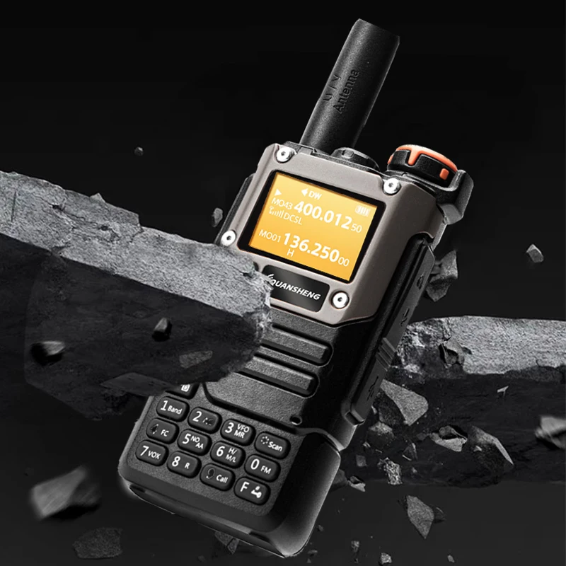 Quansheng UV-K58 5W Walkie Talkie UV-K6 UV-K5(8) Radiotelefon dwukierunkowy USB-C Direct Charge Multi-band AM/FM UHF VHF DTMF UV-K5 Upgrade