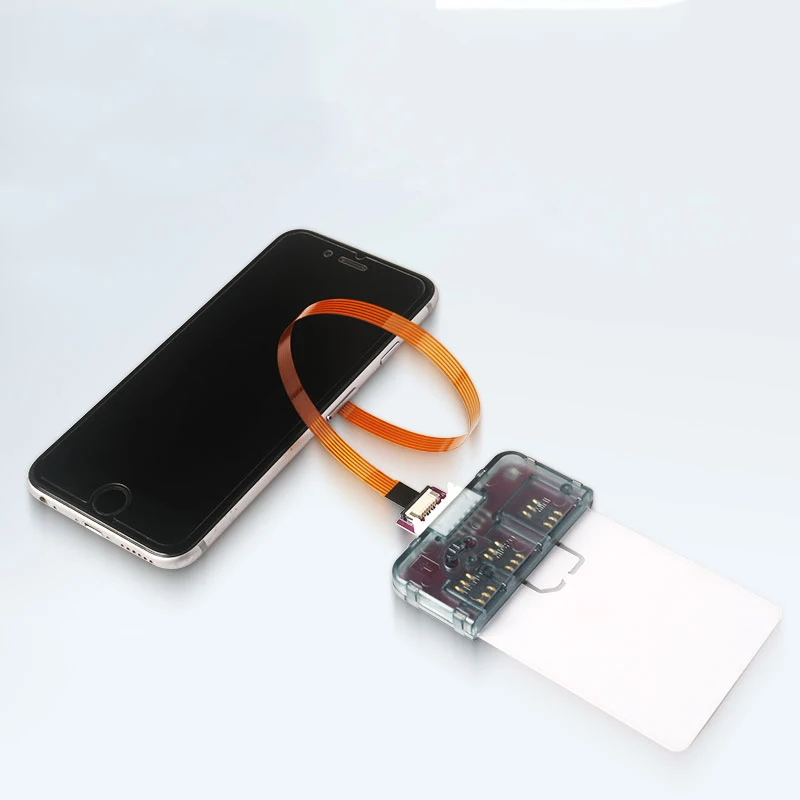 Przedłużacz karty SIM na 3FF micro 2FF standard 4FF Nano SIM karta Soft Flex FPC kabel przedłużający adapter konwerter 5/15/25cm