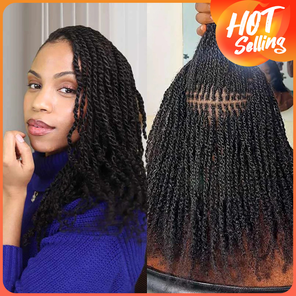 Braziliaanse Remy Haar Afro Kinky Krullend Bulk Menselijk Haar Voor Vlechten DreadLock 50 G/stk Hair Extensions Natuurlijke Sloten Gehaakte Twist