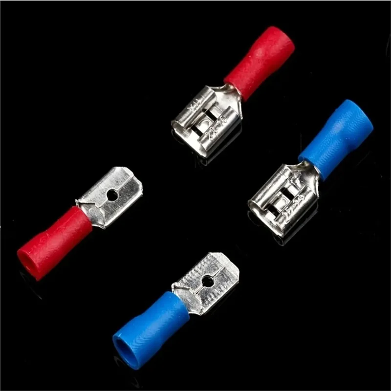 Novo conector de cabo isolado, fio elétrico, crimpagem, garfo, anel, conjunto de terminais rolados, kit sortido