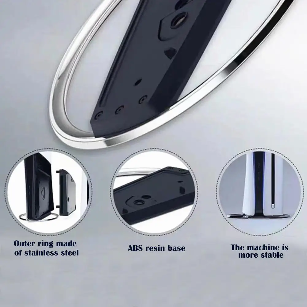 FOR Pro Stabilization Vertical Cooling Stand Base Game Console Host Stand Anti-Slip Base For PlayStation5 Accessories