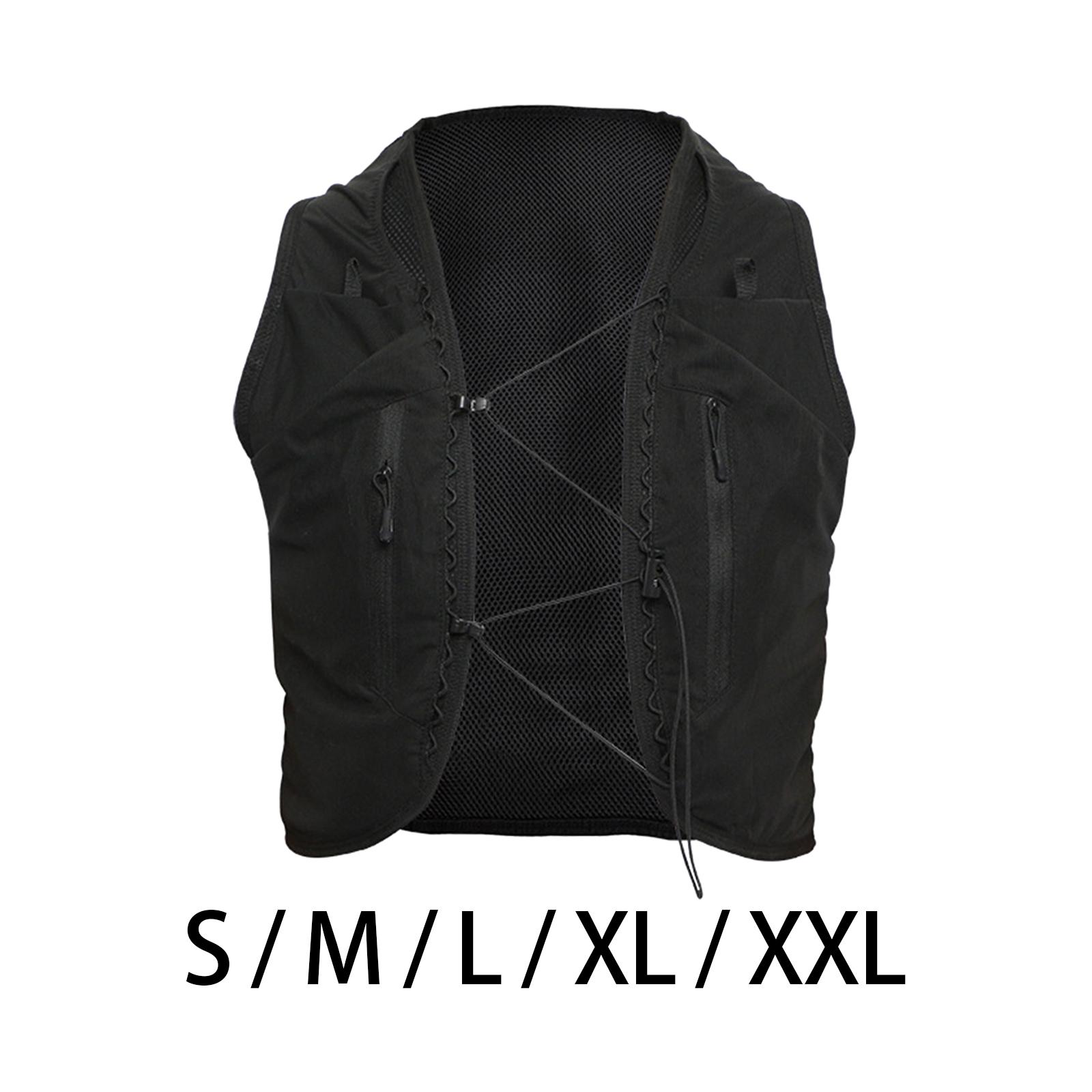 Жилет для гидратации Рюкзак Жилет для бега Рюкзак для гидратации Легкая спортивная сумка для тренировок Пеший туризм Кемпинг Бег Велоспорт