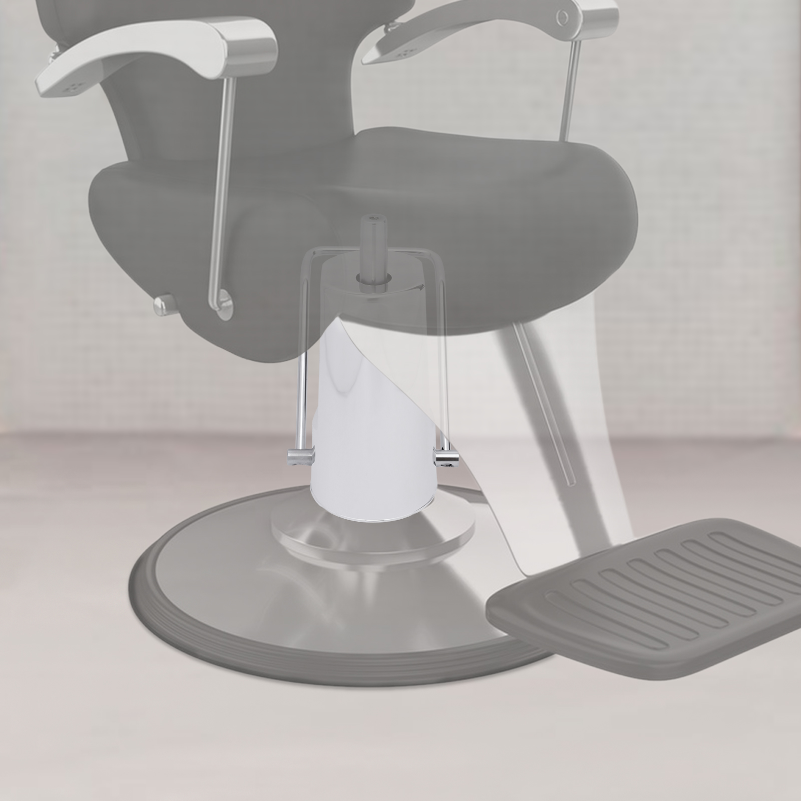 Barber Chair Hydraulic Pump, Adjustable Height 4.3 Inches, Load 200kg, Suitable For Salon Tattoo Stylist Barber Chair