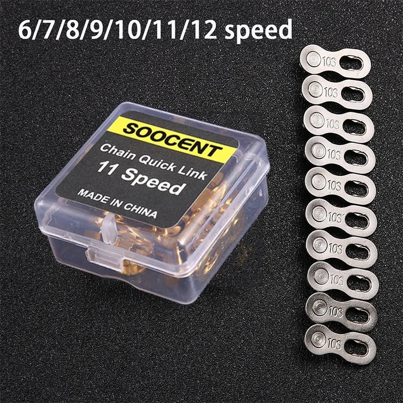 5 paia di collegamenti a catena per bicicletta connettori a catena pulsanti magici velocità di ciclismo della bicicletta collegamenti principali rapidi per mountain bike 12 S 12 velocità
