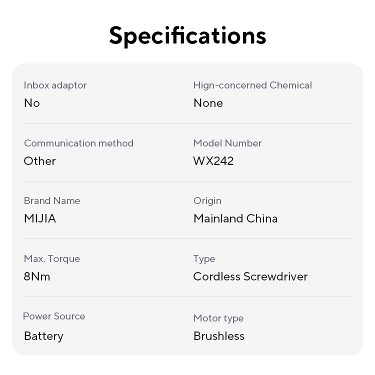 Worx 4V Mini Electrical Screwdriver Set WX242 WX241 WX240 Smart Cordless Electric Screwdrivers USB Rechargeable Hand Drill Tools