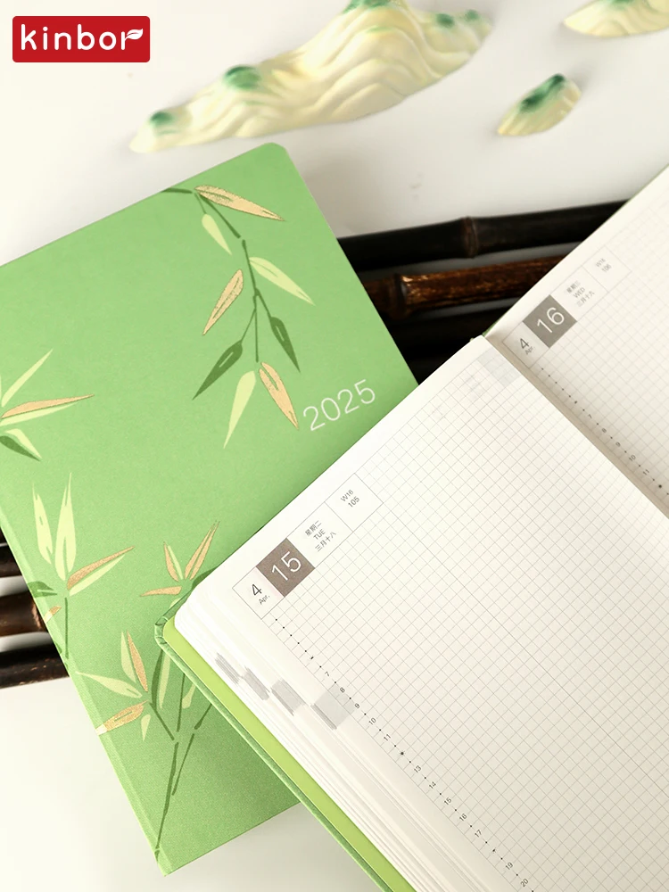 Kinbor 2025 School Schedule Handbook A5/A6 Saving Money Planner Manual, Work Organizer Agenda Notepad High Value Graduation Gift