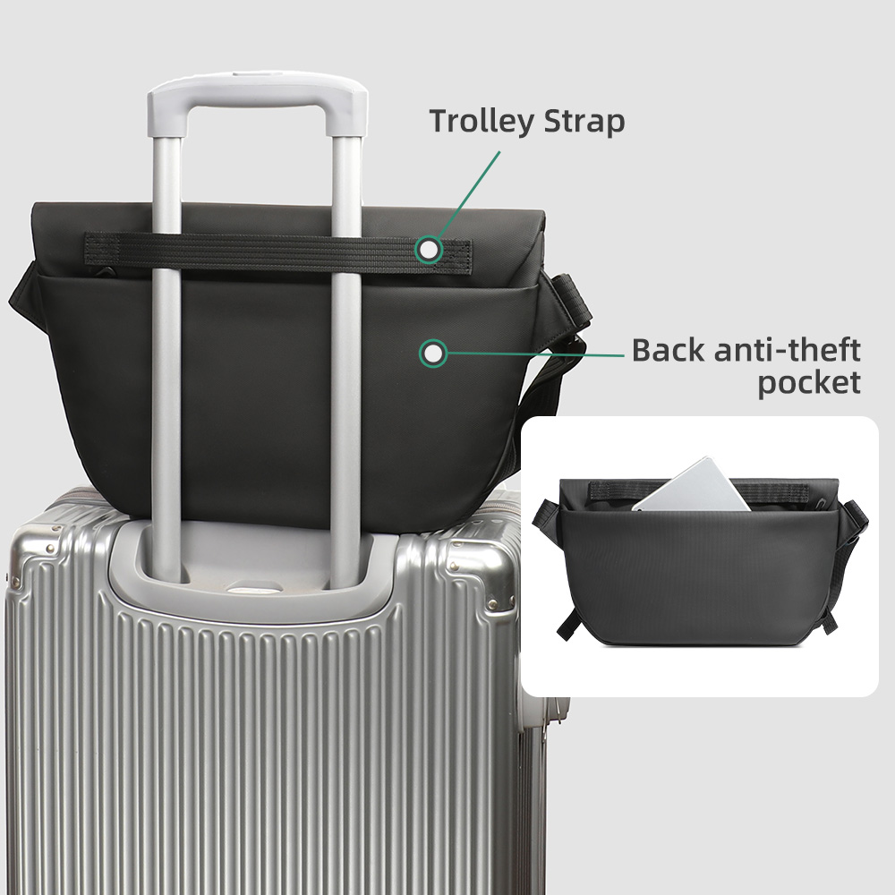 Heroic Knight-bandolera de gran capacidad, bandolera multifuncional impermeable, informal, a la moda, para ciclismo al aire libre