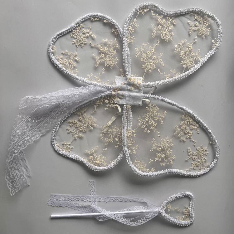 Butterfly Wings Backing 45x45cm Children's Elf Feather Angel Girl Props Little Girl Performance Props kids gift