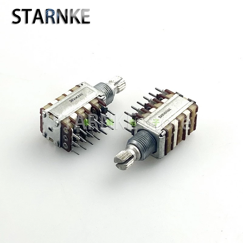 Amplifier Audio, 2 buah, potensiometer Volume tinggi dan rendah multi saluran, penguat Audio B5K B50K, 6 tautan, 12 tipe 6 buah