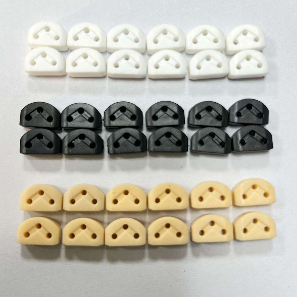 12Pcs Classical Guitar Rollers String Trees Retainer Guides Guitar String Locks Nut Block Clamp For Guitar/Ukulele Parts