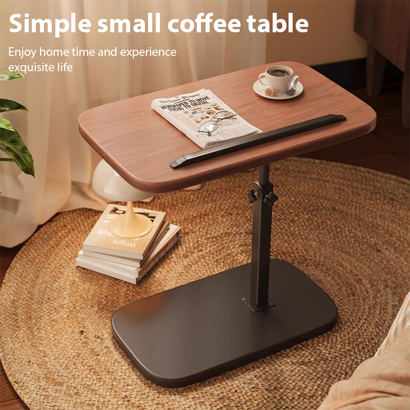 Luxury Adjustable Sofa Side Table Portable Bedside Table Rotating Coffee Table Multifunctional Laptop Table For RV Home Office