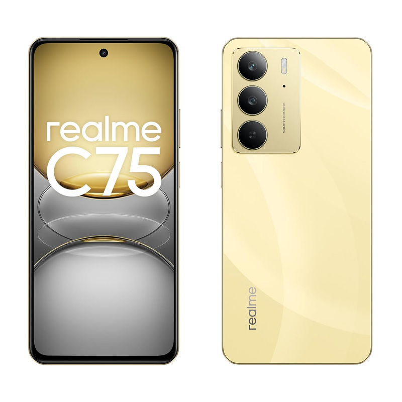 Global Version realme C75 Smartphone 6.72'' 90Hz FHD Display 50MP AI Camera 5828mAh Battery 45W Charge IP69 Dust Water Resistance