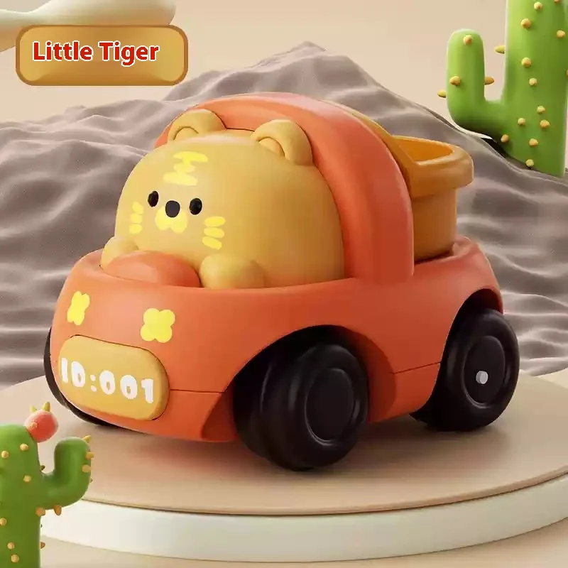 子供のための慣性おもちゃの車,1〜3歳,6ヶ月の男の子と女の子のための2匹の赤ちゃんのおもちゃ