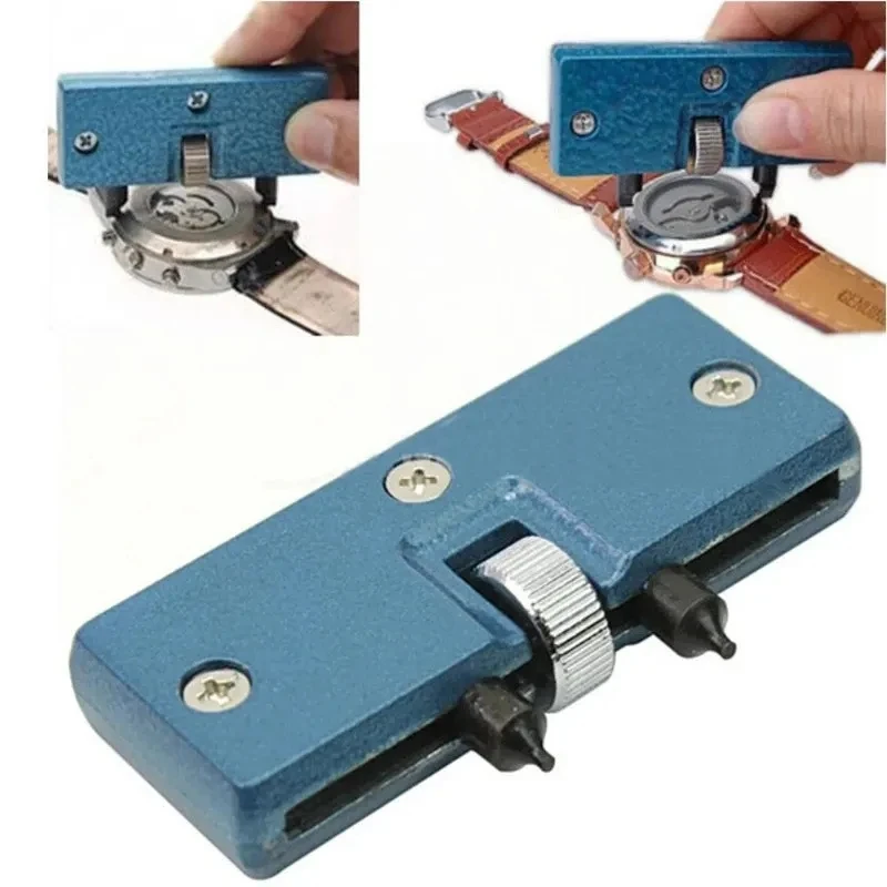 1PCs ปรับเปิดนาฬิกากลับกรณีเครื่องมือกด Closer Remover ประแจสกรูประแจชุดซ่อมเครื่องมือนาฬิกาแบตเตอรี่ Remover