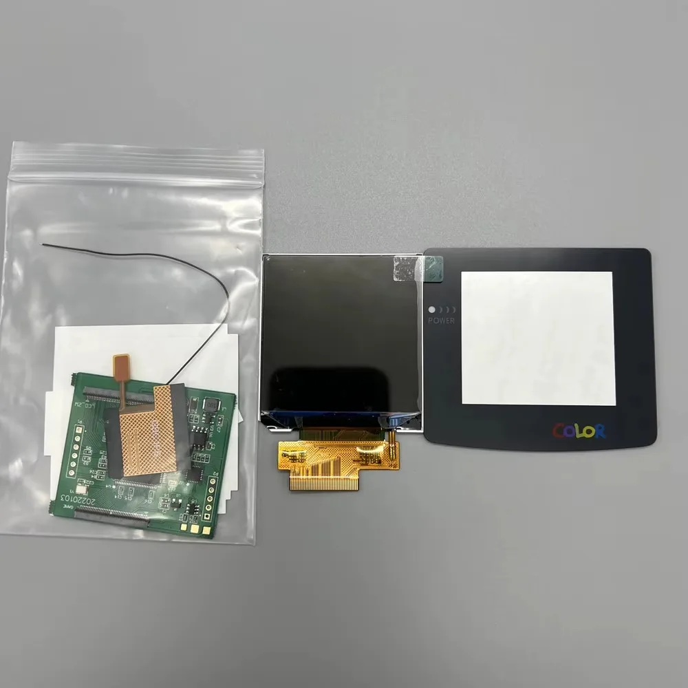 Original Size New 2.45 GBC IPS high Brightness LCD Screen for Nintendo Gameboy Color GBC LCD.No Need To Cut The Shell