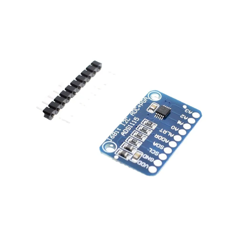 ADS1115 Ultrakleines 16-Bit-Präzisions-Analog-Digital-Wandler ADC-Entwicklungsplatinenmodul 4 Kanäle