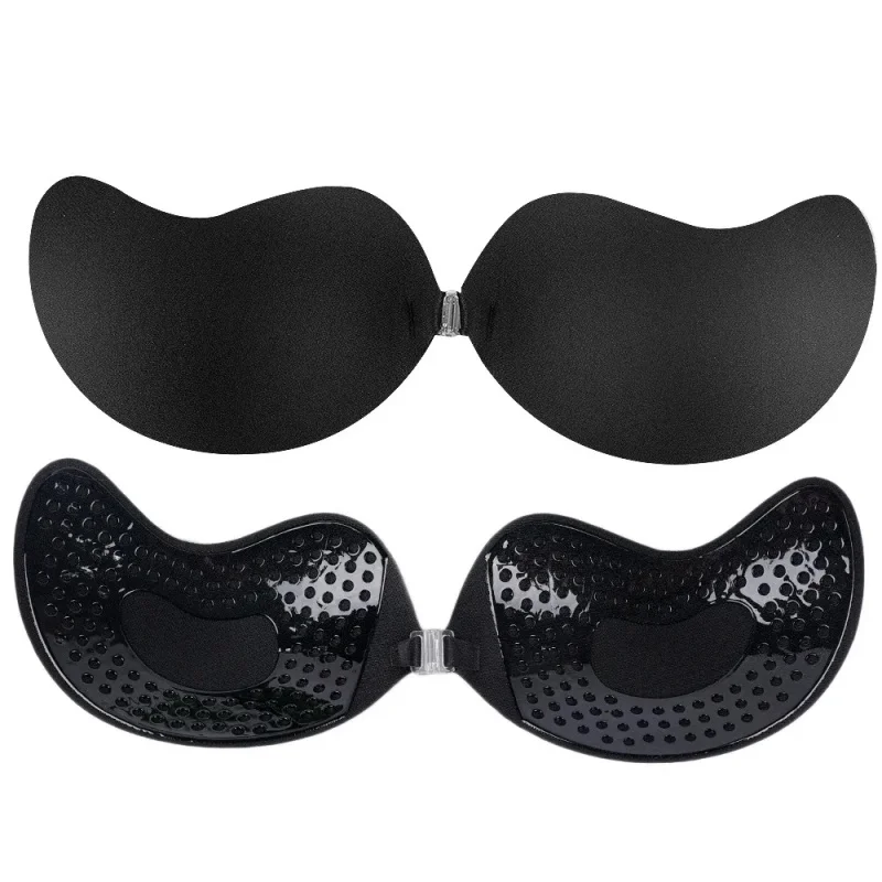 Reggiseno adesivo invisibile da 1 pezzo, accessorio per lingerie senza cuciture senza spalline con potenziatore convesso