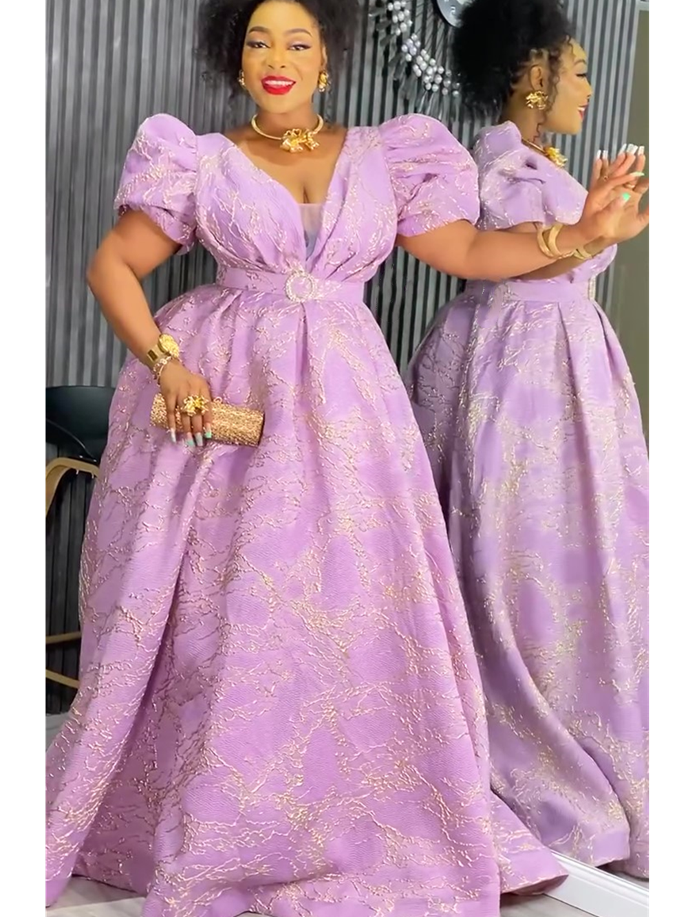 Plus Size Avondjurken voor Vrouwen Afrikaanse Luxe Jurk Elegante Turkije Moslim Bruiloft Lange Jurk Ankara Dameskleding