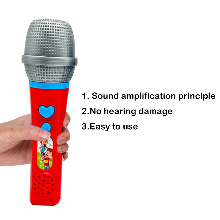 Microfone Amplificado Brinquedos para Crianças, Canto Dos Desenhos Animados, Baby Small Host, Educação Iluminação