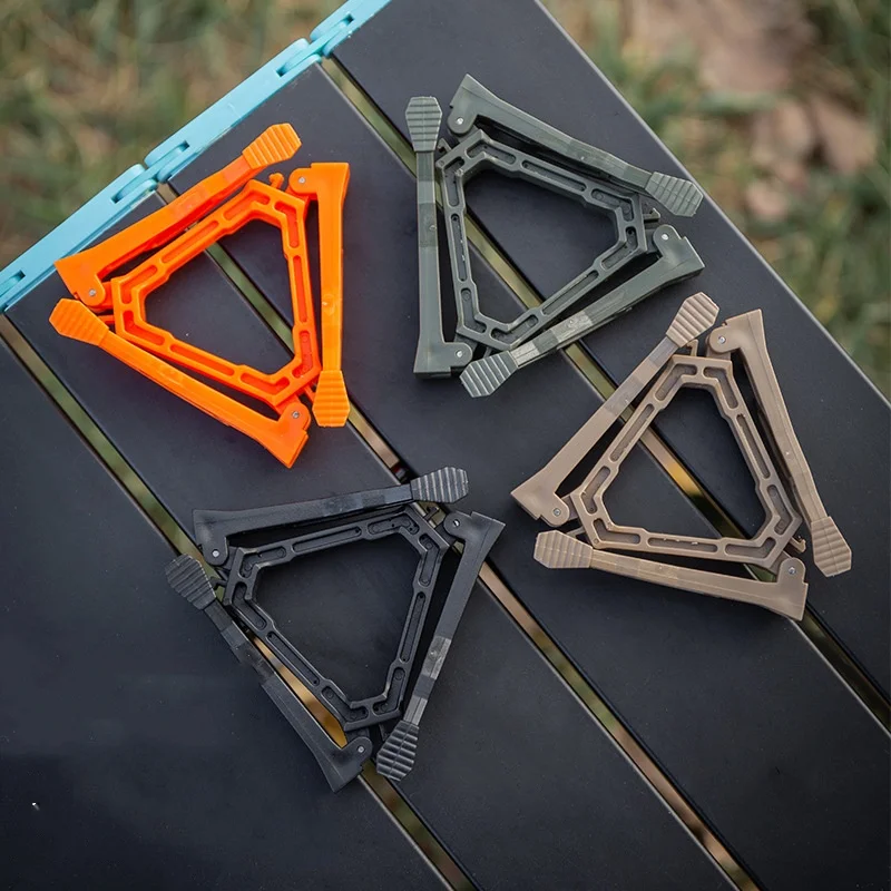 ​ ​ ​ ​ ​ ​ Soporte portátil para recipiente de gas ​ ​   Trípode Universal con marco plegable para acampar al aire libre, tanque de Gas, soporte de Base para estufa, suministros para acampar